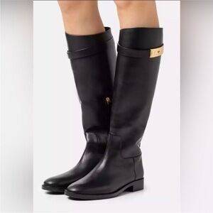 Tory Burch, T hardware black riding boots 7